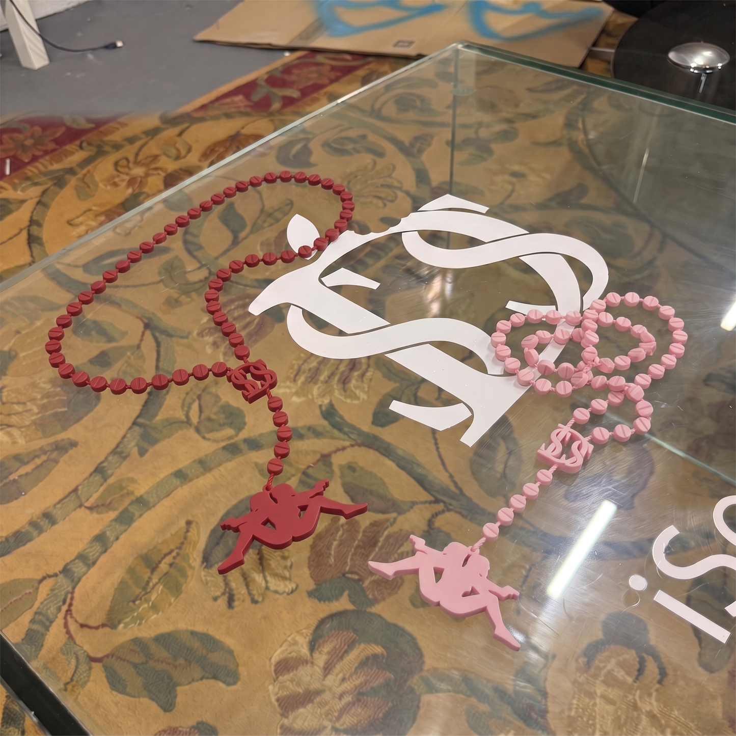 PINK  PROTEGEME ROSARY